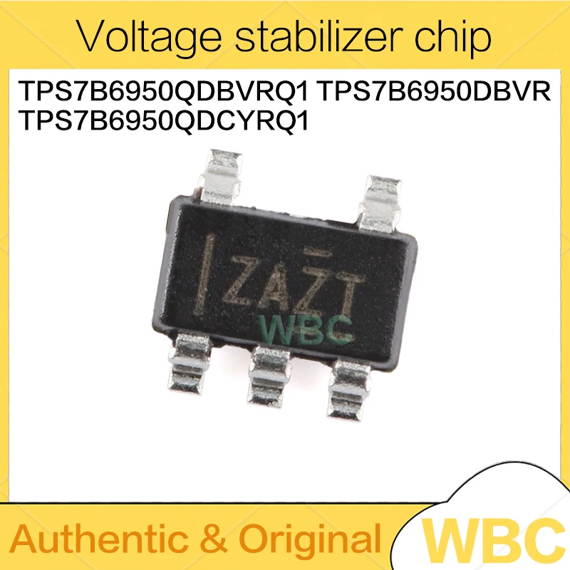 5Pcs/Lot TPS7B6950 TPS7B6950DBVRTPS7B6950QDBVRQ1 SOT23-5  5V -40C - +125C Low-voltage drop voltage stabilizer new original