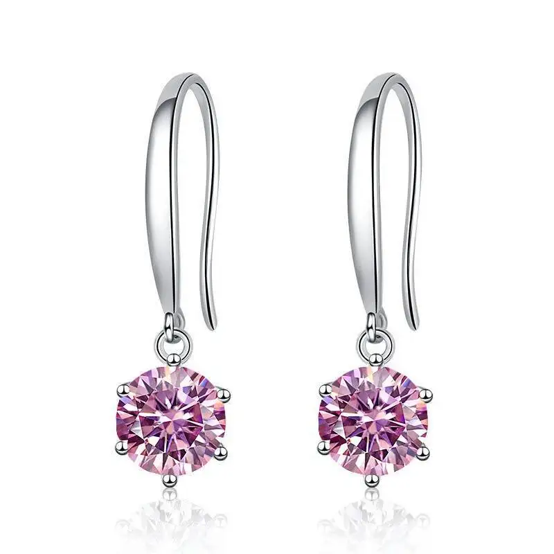 JoiasHome Tropfenohrringe aus 925er-Sterlingsilber, 0,5 Karat, funkelnder Moissanit, für Damen, klassischer edler Schmuck, besteht den Diamanttest – Detail 16