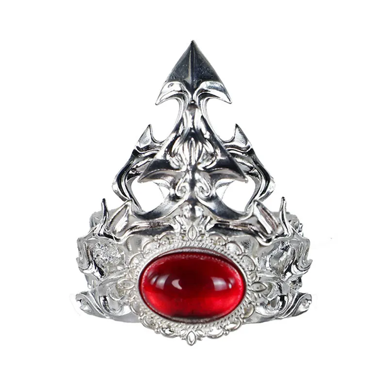 Accessori per la corona dei capelli del guerriero dell'espadaccino antico cinese Film cinesi di Kung Fu Fighter Prince Cosplay Hanfu Festa di Halloween