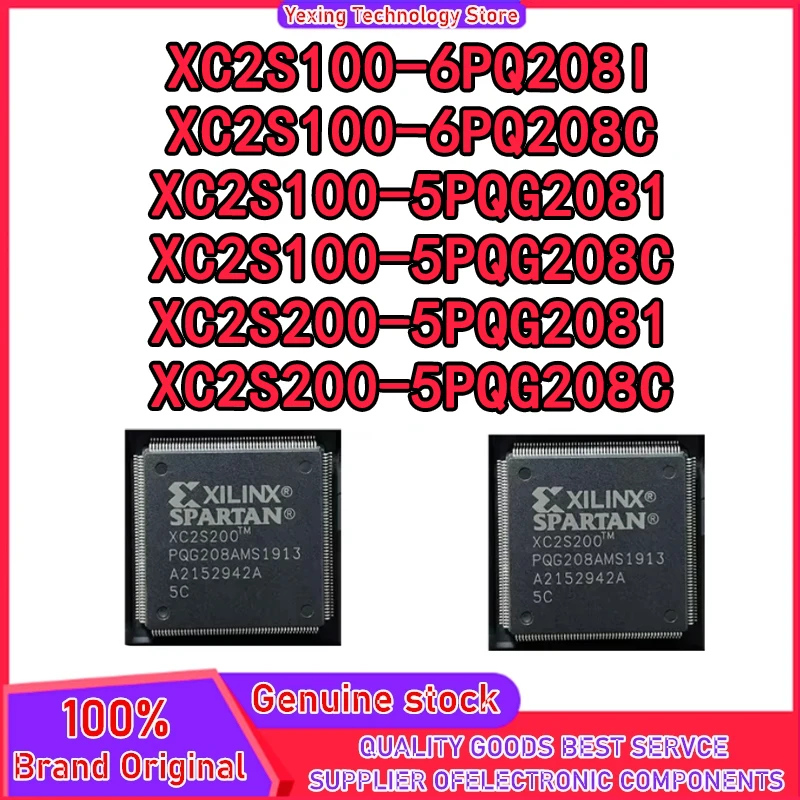 

XC2S100-6PQ208I XC2S100-6PQ208C XC2S100-5PQG208I XC2S100-5PQG208C XC2S200-5PQG208I XC2S200-5PQG208C Микросхема оригинал на складе