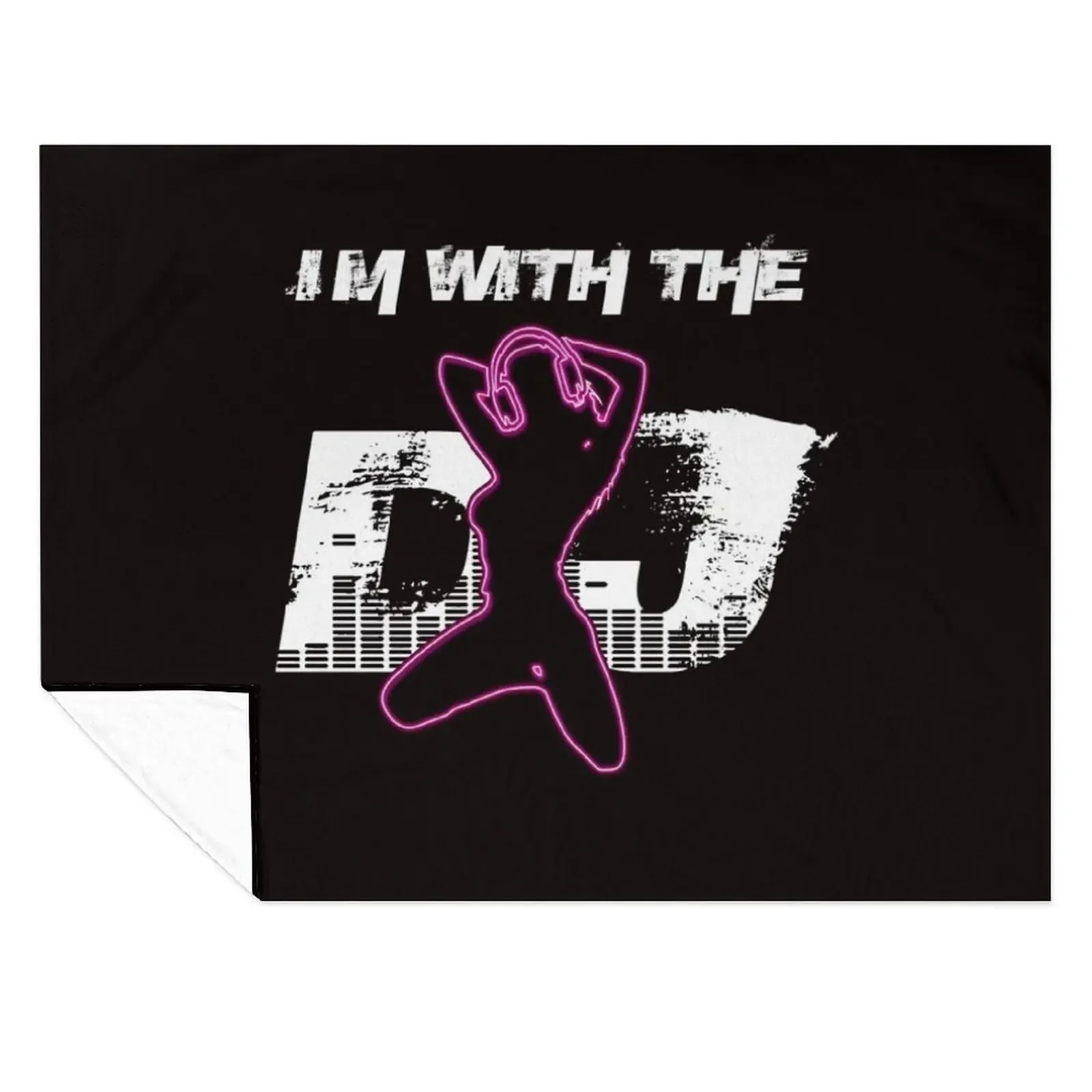 

I'm with the DJ Throw Blanket Moving Softest Custom Quilt Blankets