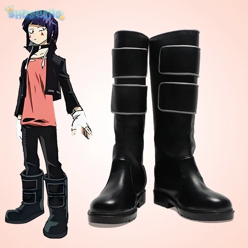 Anime My Hero Academia Jiro Kyoka Cosplay Shoes Fashion high heels Long boots party carnival men women boots 34-50