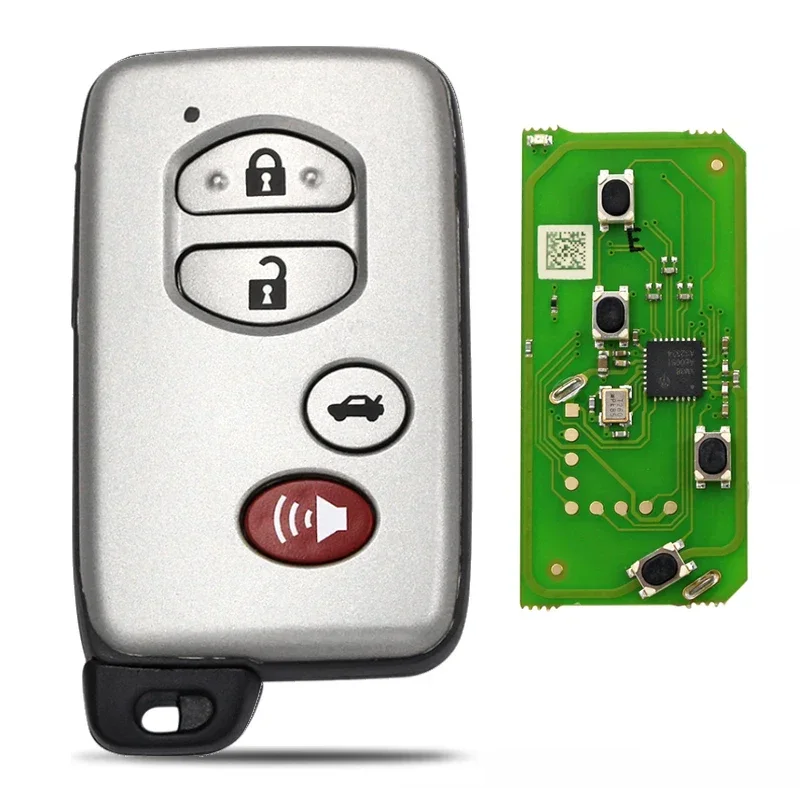 Xhorse VVDI 4D Smart Remote Key XSTO03EN For Toyota XM38 4D PCB Support Renew Rewrite 312/314/434Mhz A433 F433 5290 3370 0140