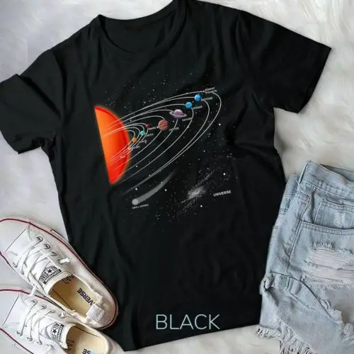 Solar System Planets Out of Space Astronomy Unisex T-shirt