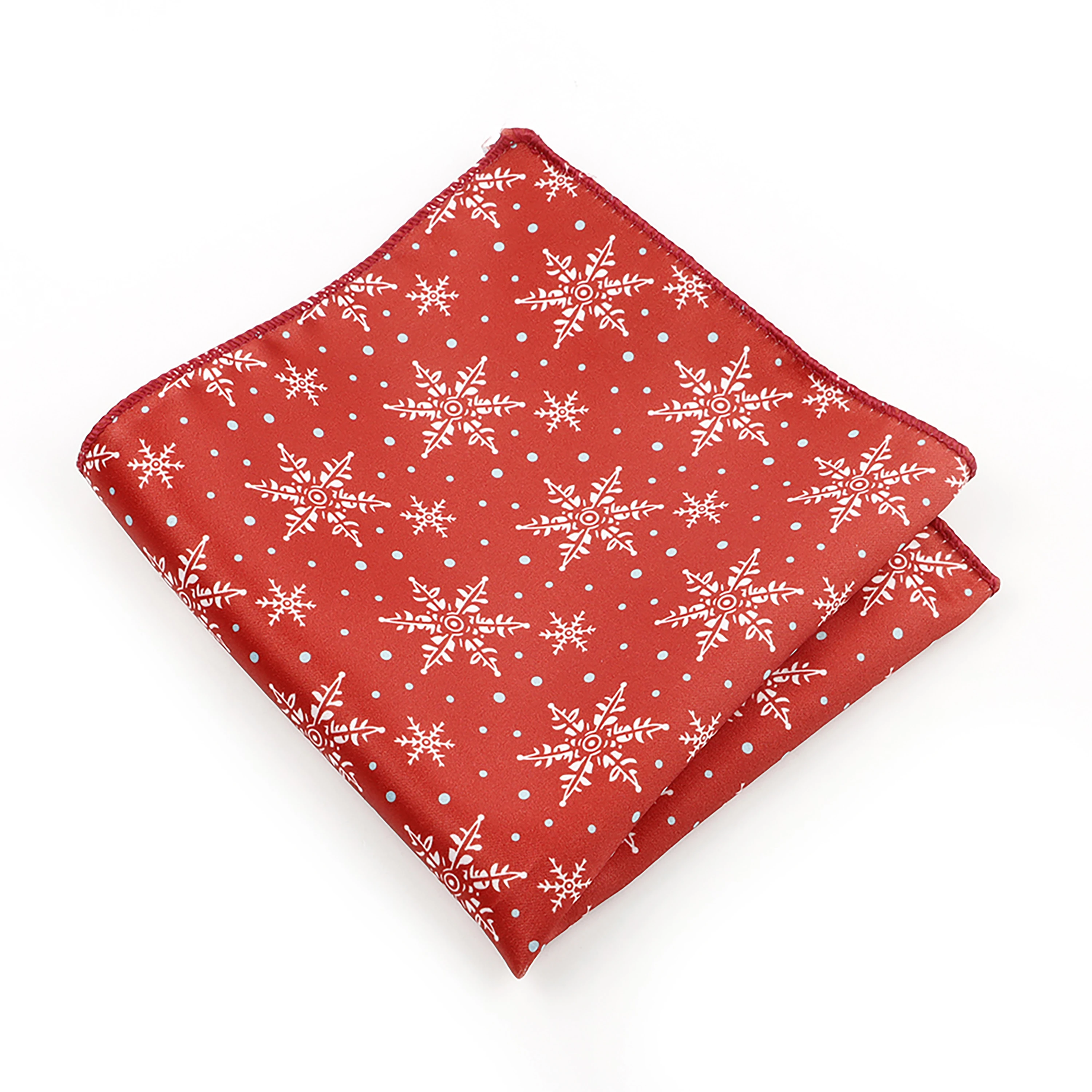 9 قطعة منديل عيد الميلاد للرجال الحرير اللمس البوليستر لينة أحمر أخضر أزرق الأيائل شجرة عيد الميلاد سانتا ندفة الثلج جيب مربع #4