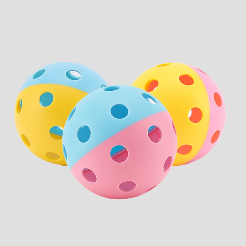 New PickleBall Balls 2Colors Combined Indoor/Outdoor Training Pickleball Strong Flight Stability Rebound Outdoor Sports Gear