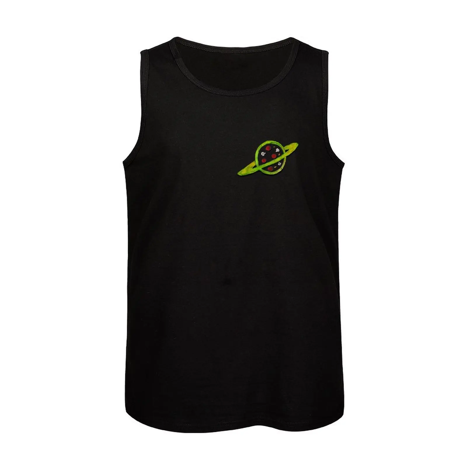 Pizza Planet Alien logo Tank Top mens gym clothes Men's gym male top T-shirt sports