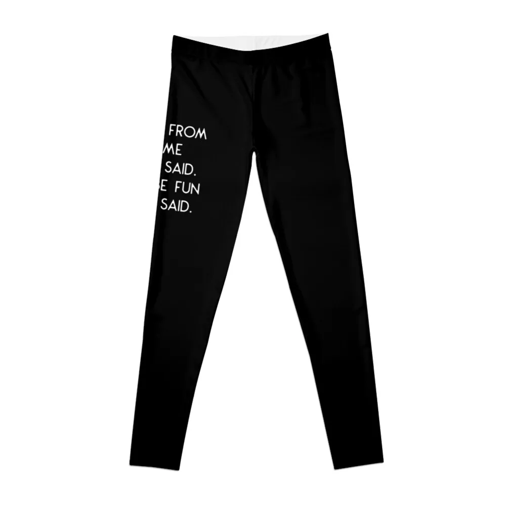 

Work From Home They Said Leggings sportswear woman gym 2025 gym top Womens Leggings