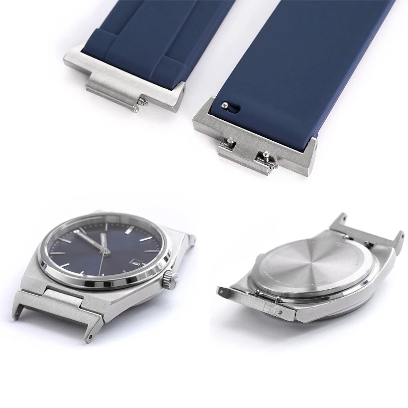 Adattatori per cinturini per orologi da 12 mm per Tissot PRX Super Player Adattatore in acciaio inossidabile T137 T137.407 410 con connettore per orologio con cinturino da 22 mm
