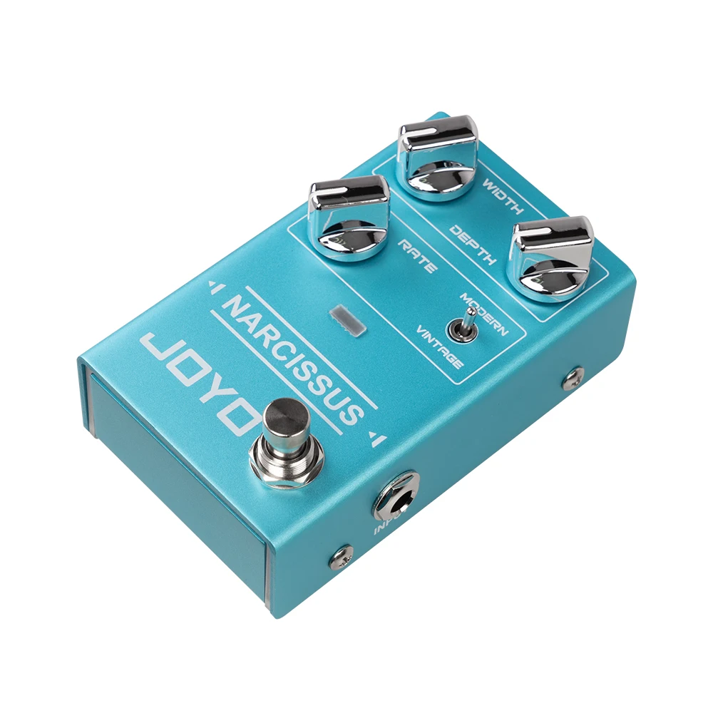 Pedal de efecto de guitarra Chorus de circuito semialógico JOYO R-22, pedales de varios tonos NARCISSUS con tono de palanca VINTAGE y moderno