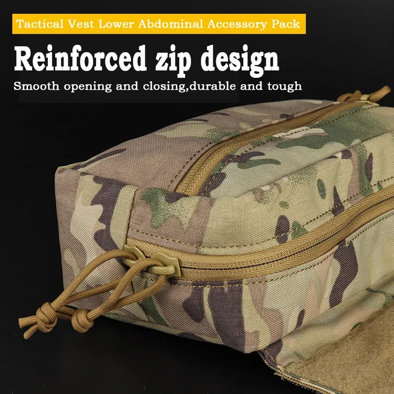 1PC Tactical Vest Dangler Drop Pouch Mini Abdominal Dump Pouch Fanny Pack for JPC CPC LBT D3CR MK3 MK4 Plate Carrier Storage