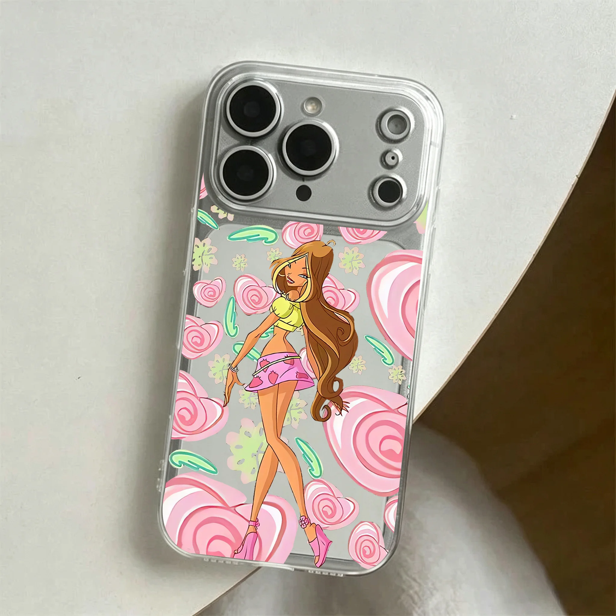 Phone Case For Samsung Galaxy S26 S25 S24 S23 S22 S21 S20 FE Note20 Note10 Edge Plus Ultra Lite 5G Cartoon Lovely Winxs