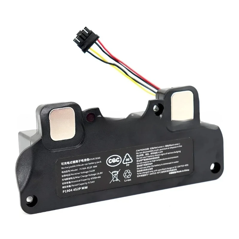 Newest 14.8V 6500mAh Rechargeable Li-ion Battery for Conga 4090/4490/4590/4690 Robot Vacuum​ High Quality Replacement Battery