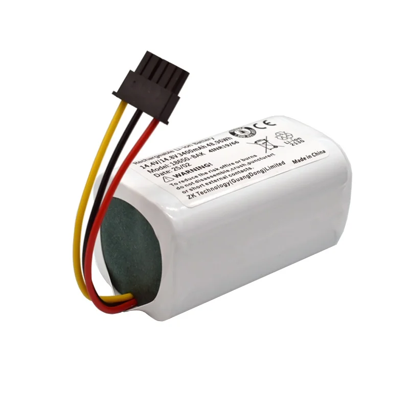 100% جديد وأصلي 14.4 فولت 3400 مللي أمبير بطارية ليثيوم أيون قابلة للشحن لشاومي Mijia Mi روبوت مكنسة كهربائية ممسحة 2 لايت MJSTL