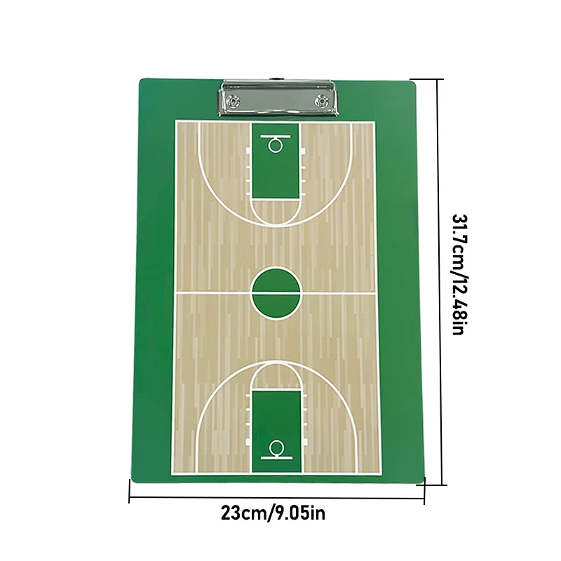 لوحة تكتيكية لمدرب كرة السلة، لوحة استراتيجية محمولة مطبوعة على الوجهين وقابلة للكتابة والمسح