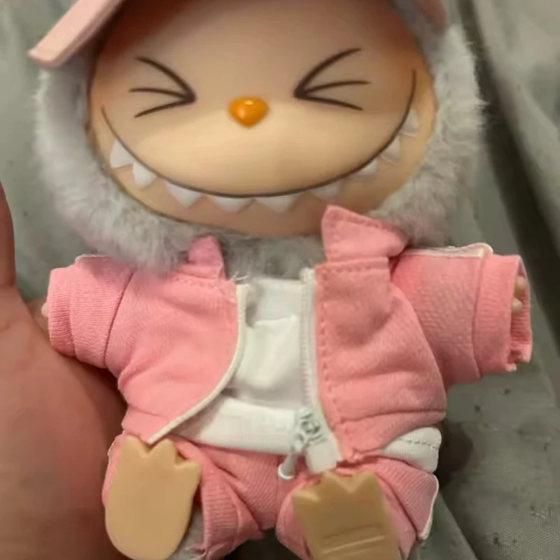 

Fashion Sports Clothing for 15/17cm Labubu Doll Peaked Cap Suit Ropa Labubu Outfit Accessories