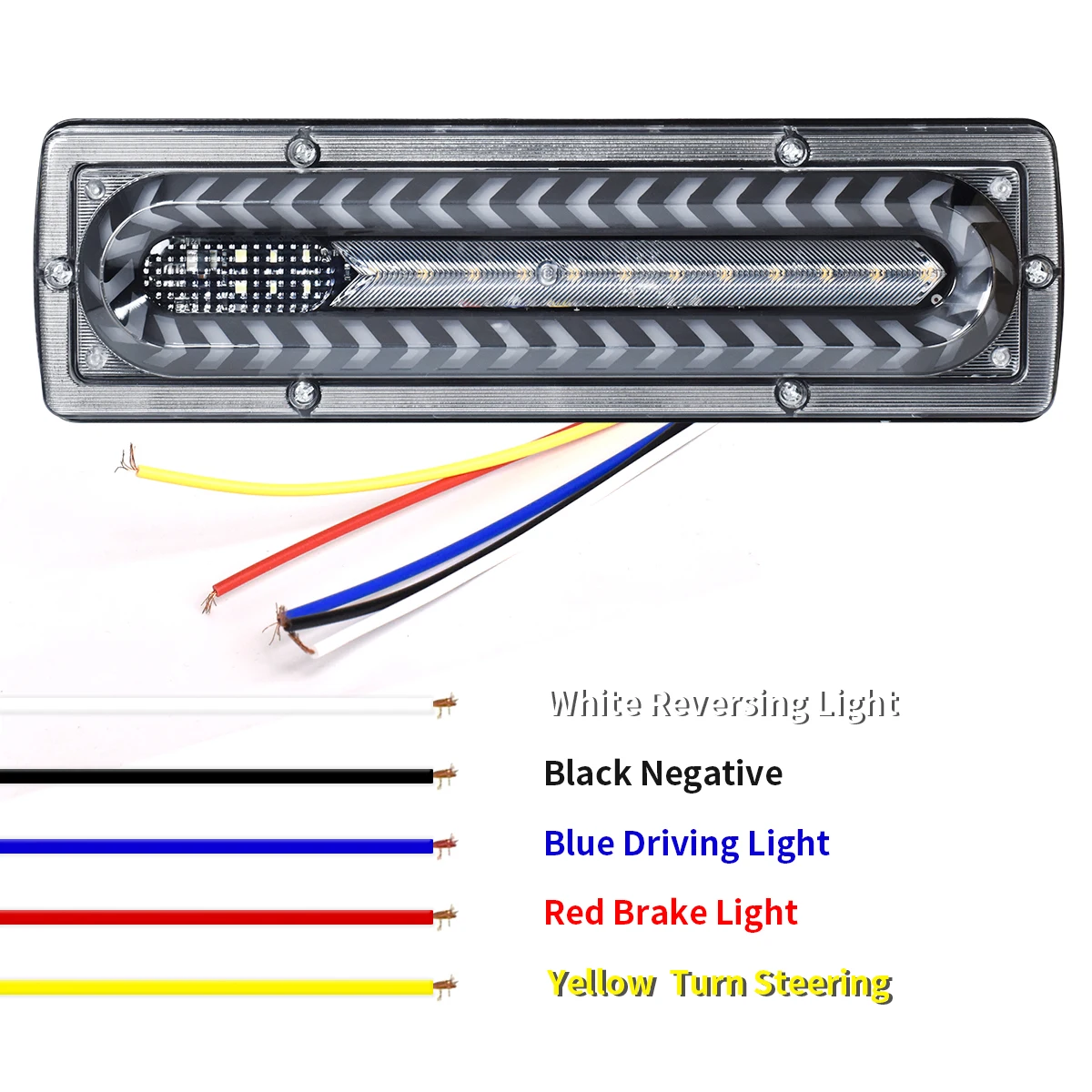 ضوء خلفي LED ضوء فرامل إشارة الانعطاف LED ضوء عكسي مناسب للشاحنات والشاحنات والجرارات والحافلات والسيارات والمركبات الترفيهية