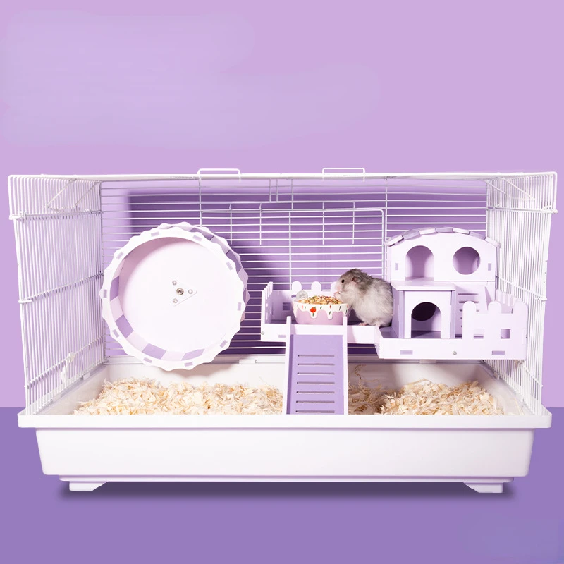 Hamster cage golden bear hedgehog villa 47 basic cage supplies whole food flower branch rat nest hamster cage