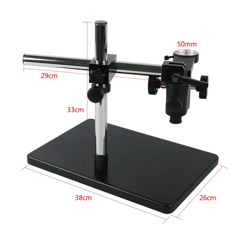 10A Big Size Adjustable Table Stand 50MM Holder Multi-Axis Metal Arm For Lab HDMI VGA USB Microscope Camera Lens