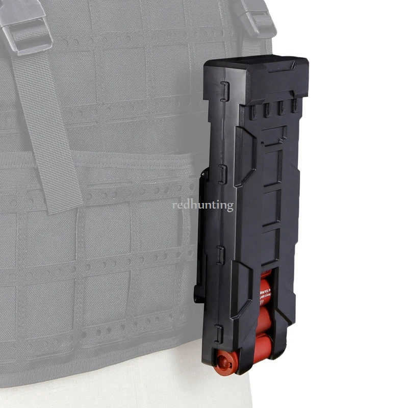 Durable Shotgun Ammo Bag 10 Rounds 12 GA Gauge Ammo Shells Cartridge Hunting Gun Case Accessories Reload Magazine Pouches view 2