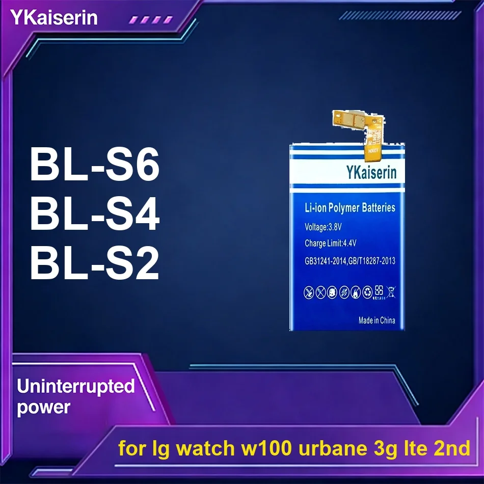

Аккумулятор для часов BL-S2 BL-S4 BL-S6 600-8500 мАч для LG Watch W100 Urbane 3G Lte 2ND