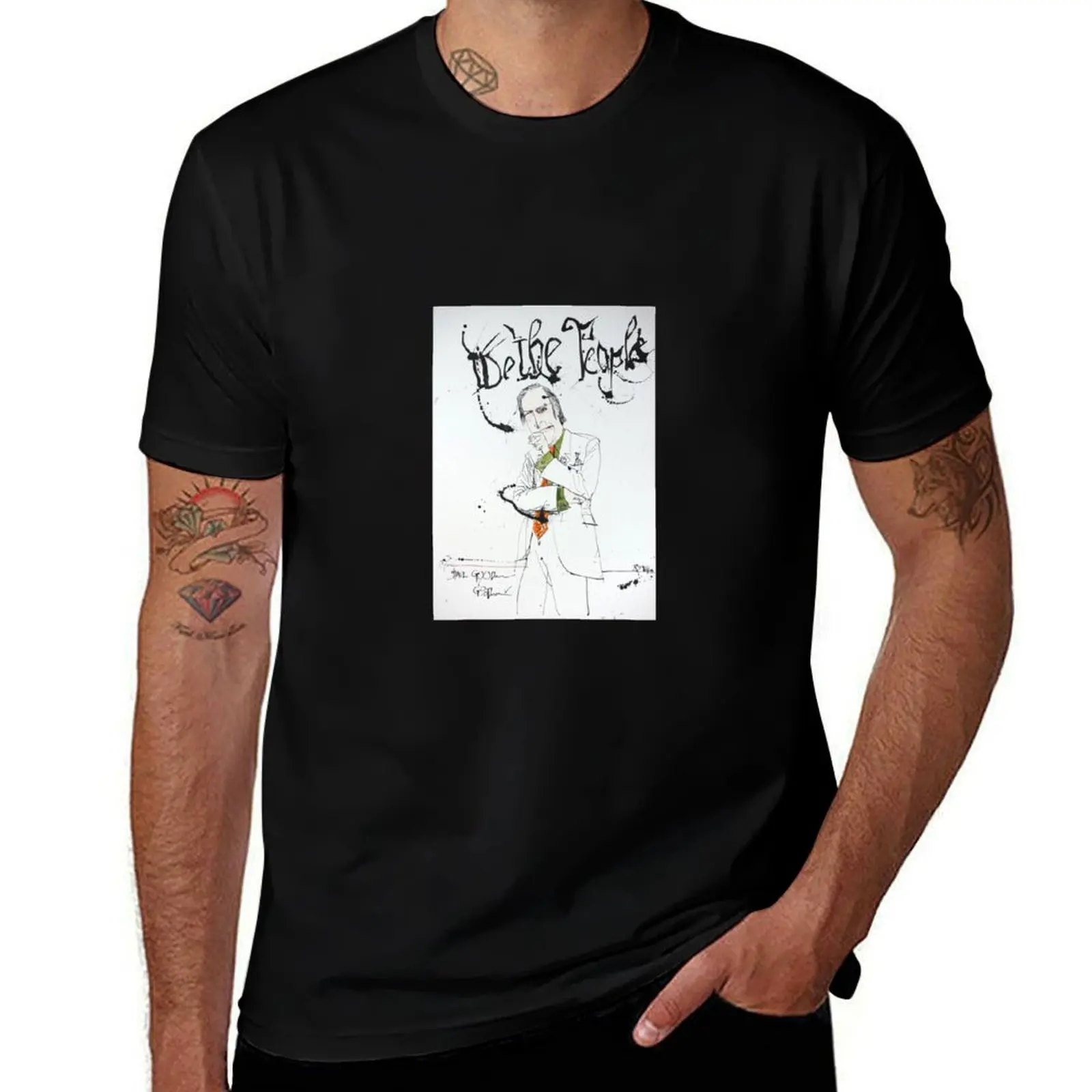 Better Call Saul Saul Goodman Illustration by Ralph Steadman T-Shirt Basic Casual Wear Short Sleeve Top T-Shirt