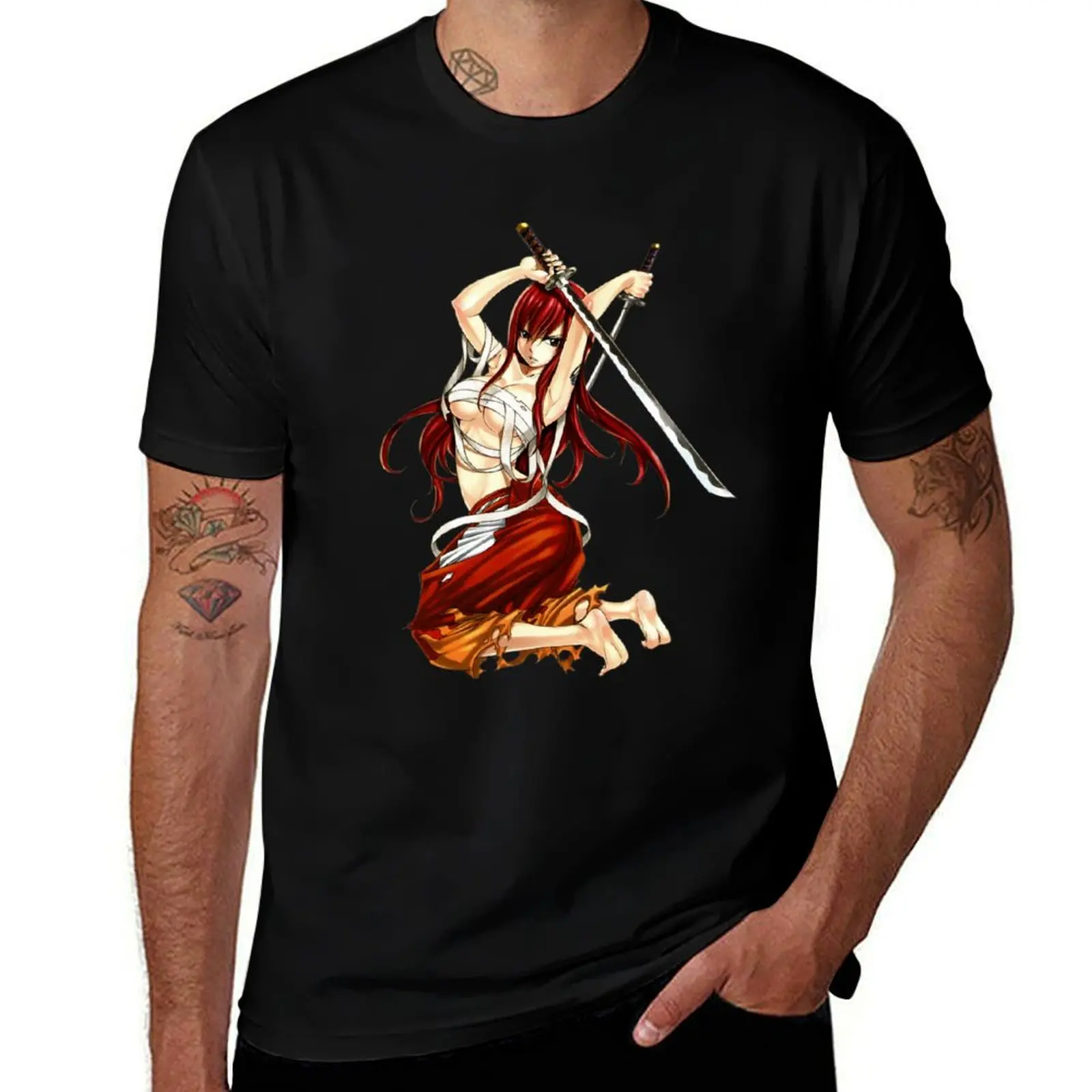 Erza Scarlet T-Shirt Plus Size Lightweight Top