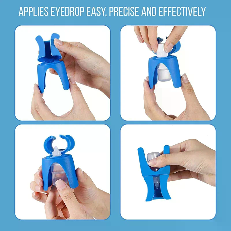 Eye Drops Holder Eye Drops Bottle Helper Eye Ointments Drops Holder Device Eye Drop Guide Aid Help Applicator Eye Care Tool