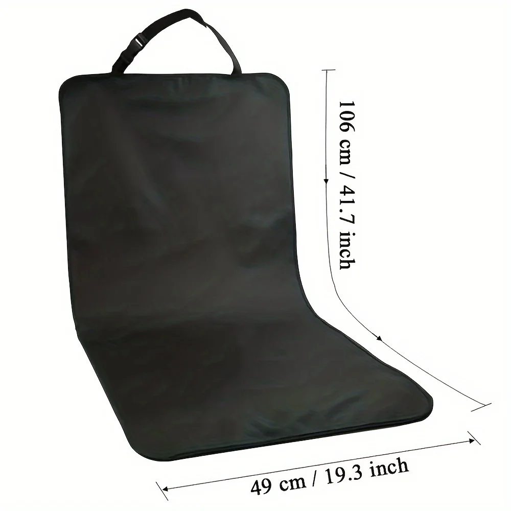 Capa de Assento de Carro Impermeável para Animais de Estimação, Protetor de Assento Traseiro Antiderrapante para Cães e Gatos, Tapete Lavável para Car