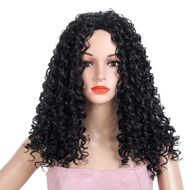 No bangs, natural curly hair, Christmas hot selling wig, Valentine's Day gift for girlfriend