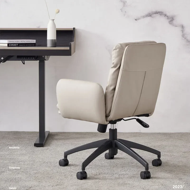Luxurious Living Room Office Chairs Ergonomic Armchair Swivel Relax Office Chair Meeting Adjustable Office Furniture Sillas LLOC