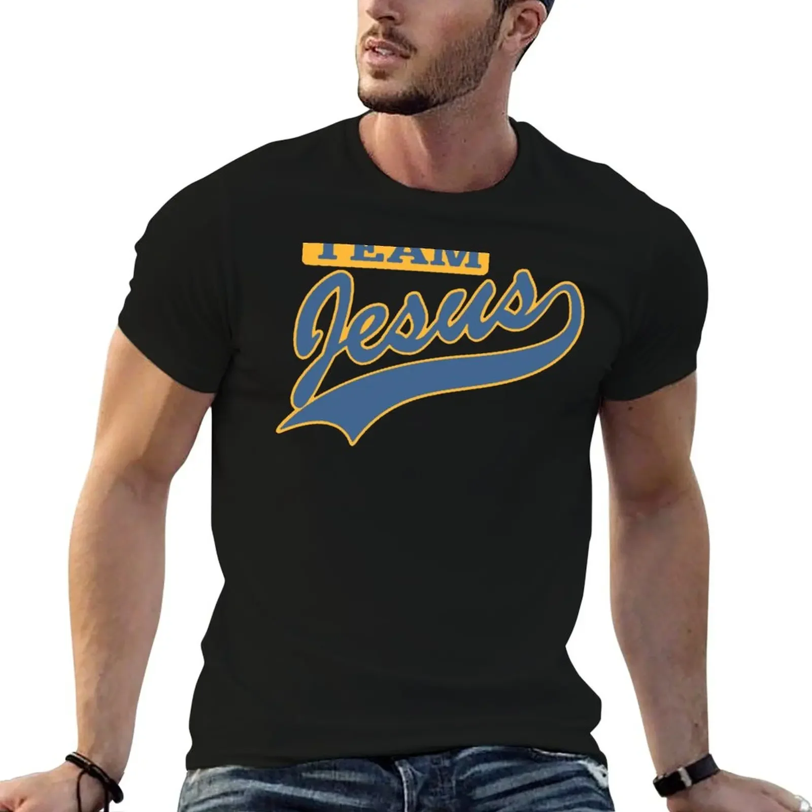 Christian Team Jesus T-Shirt blacks essential t shirt shirts graphic tee fitted t shirts for men