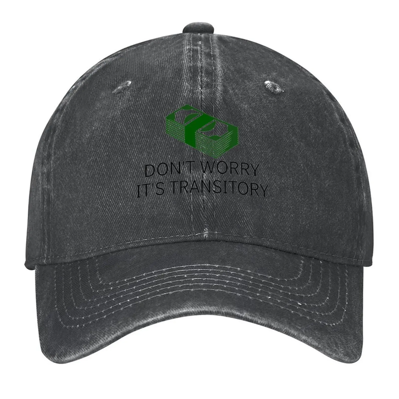 

2026 Don't Worry, It's Transitory Baseball Cap Custom Hat Beach Bag Rave Summer Hat Women's Beach Visor Men's