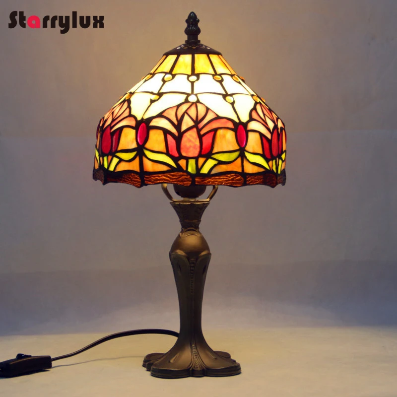 

European Vintage Bedroom Study Cold Light Romantic Art Decor Gift Lamp Table Lamps