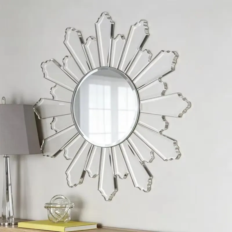 Custom Acrylic Mirror Wall Panel Self Adhesive Decorative Sticker for Hotel Retail Display