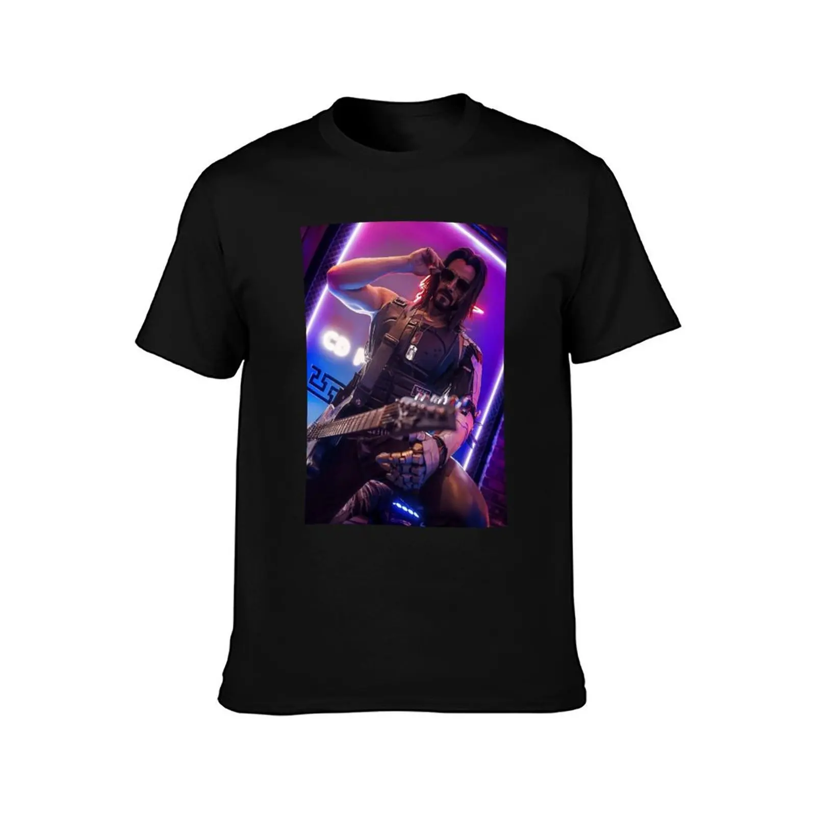 Great Model Johnny Silverhand Premium Awesome For Movie Fan T-Shirt Fitness Training Breathable Tee T-Shirt