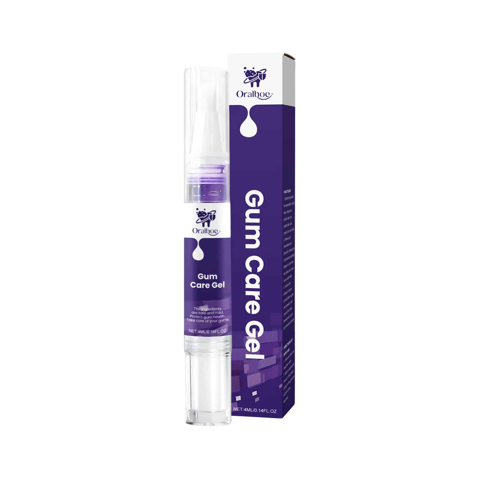 Purple Gum Care Gel Relieve Sore Tooth Cleaning Relieve Inflammation Sore Remove Stains Repair Damaged Gums Refreshing Oral Care