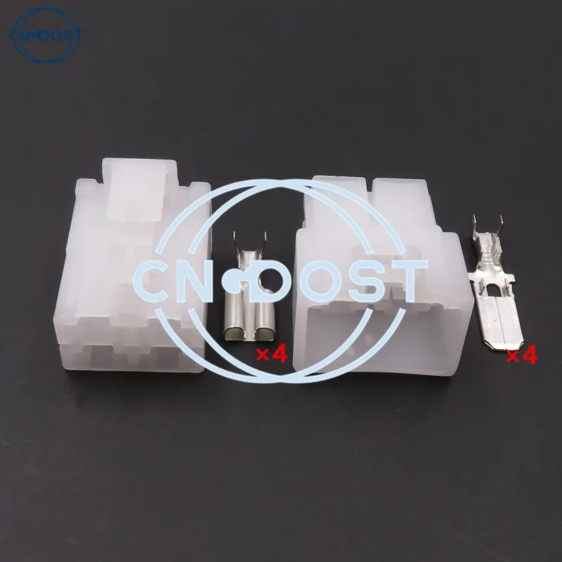 1 Set 4 Pin DJ7042A-6.3-11 DJ7042A-6.3-21 7122-2840 7123-2840 AC Assembly Electric Connector Automotive Sensor Socket