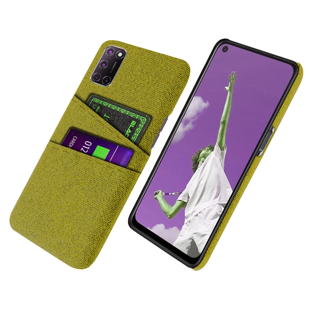 

OPPO A72 Case For OPPO A72 A92 A52 Case 6.5" Phone Case for OPPO A72 A92 OPPO A52 Fabric Dual Card Cover For OPPO A 72 52 92