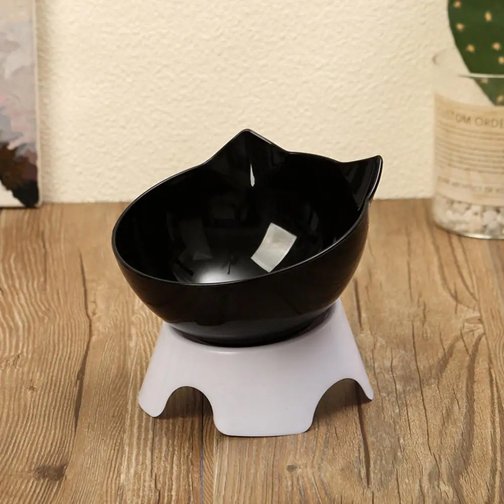 Non-Slip Cat Bowl Pet Water Food Feed Dog Bowls Pet Bowl 45° Neck Protector Cat Pet Food Water Bowl Kitten Supplies