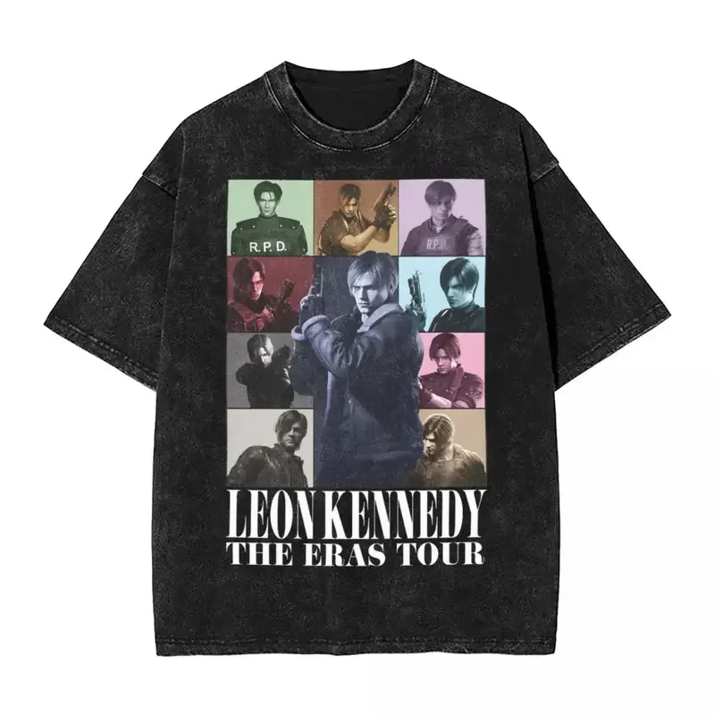 

Residents Evils Biohazard 3 T Shirt Washed Short Sleeve Harajuku T-Shirts Horror Game Fashion Women Tops Graphic Tops Tees