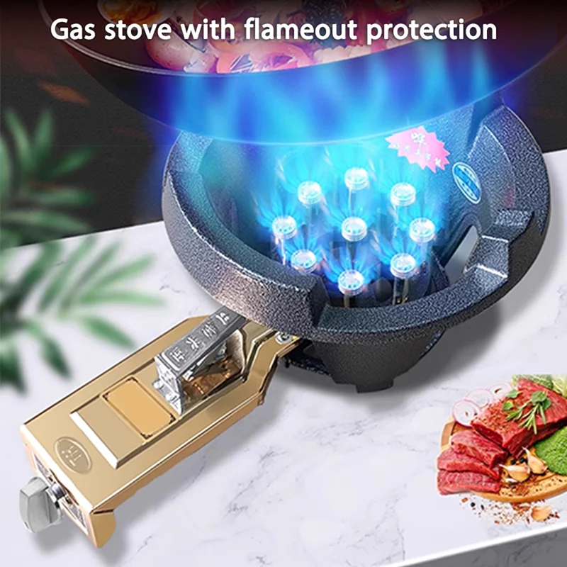 

Коммерческая жестокая пожарная плита Газовая плита для жарки Сжиженный газ Плита Энергосберегающая газовая плита Плита с одной головкой Защита от пламени