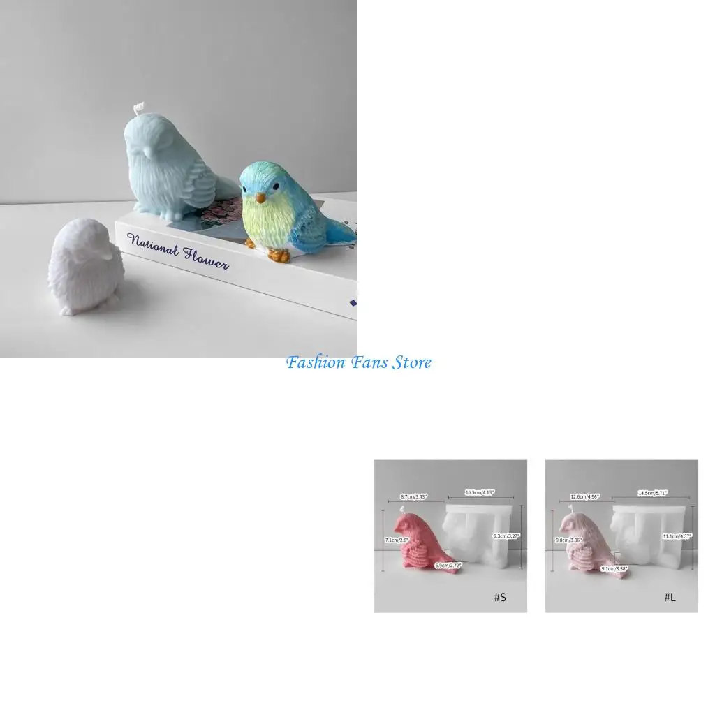 

Силиконовая форма для птиц, гипсовая эпоксидная смола, ароматическая форма для свечей для украшения дома