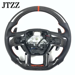 FOR Ford Raptor F150 2017 2018 2019 2020Customized Carbon Fiber Automotive Interior Parts for Steering Wheel