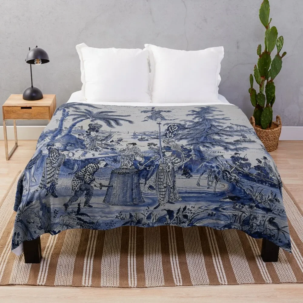 

Китайский пейзаж, синее одеяло, декоративное покрывало для дивана, тонкие одеяла