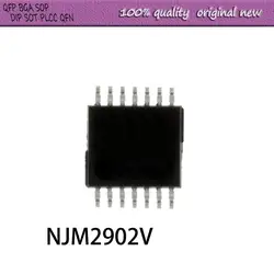 NEW   10PCS/LOT   NJM2902V  NJM2902   JRC2902   2902  SSOP-14