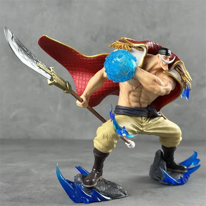 13cm One Piece Whitebeard Schlacht Anime-Figur Modell Statue Sammlerstück Desktop-Dekoration Ornament Spielzeug Geschenke für Fans