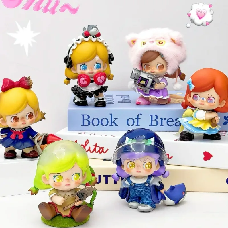 

Кокоса Ко.О. Серия для девочек, слепая коробка, кавайная мультяшная кукла, загадочная коробка, декор, коллекционная аниме-фигурка, модель игрушки, настольное украшение, подарки