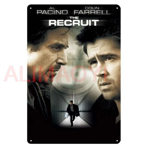 The Recruit Al Pacino Movie Metal Poster Tin Sign 20x30cm Plaque good