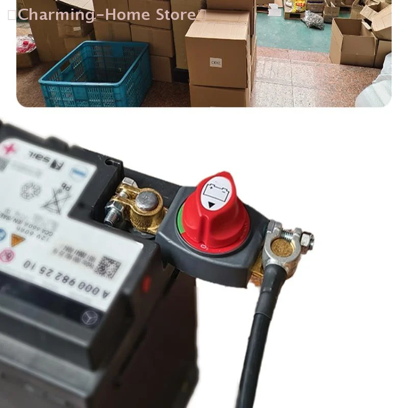 Picture 3: 【M】1Pcs Universal Auto Parts 12V-24V Car Battery Disconnect Switch Manual Circuit Breaker Anti-Power Off Leakage Protector